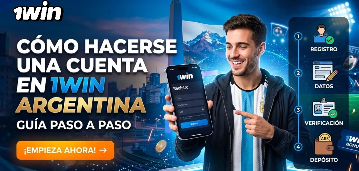 Cómo hacerse una cuenta en 1win Argentina