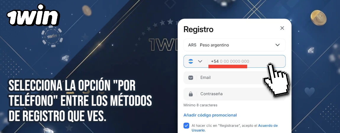Selecciona la opción "Por teléfono"